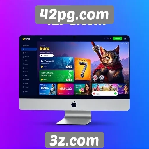 A nova interface do 42pg.com para jogadores